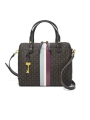 Fossil Zb7794015 Rachel Satchel Black Brown