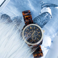 Fossil BQ1191 Chronograph Acrylic Tortoise