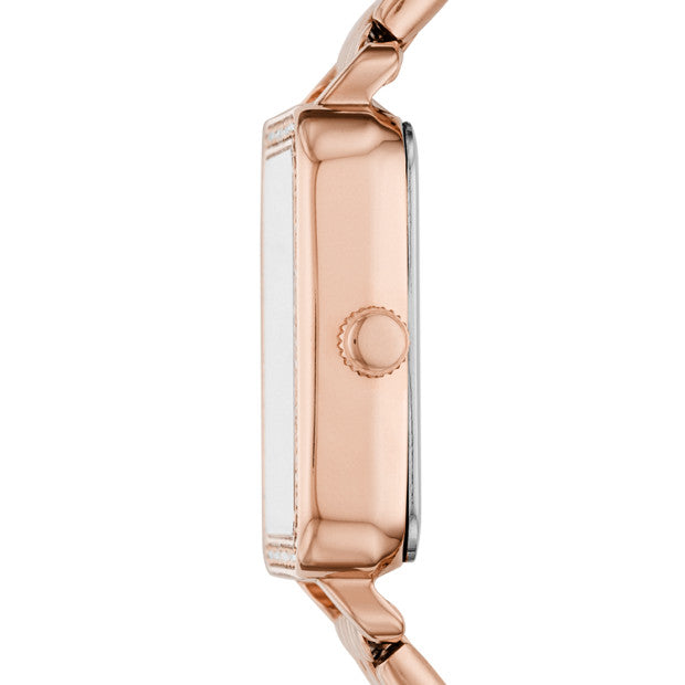 Fossil BQ3366IE Shiloh Three Hand Rose Gold Tone Stainless Steel Watch Balilene