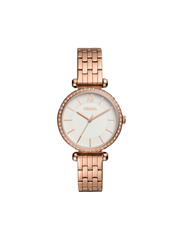 Fossil BQ3497 Tillie Three Hand Rose Gold Tone Stainless Steel Watch