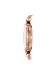 Fossil BQ3497 Tillie Three Hand Rose Gold Tone Stainless Steel Watch