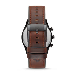 Fossil BQ2457 Sullivan Multifunction Brown Leather Watch Jewelry