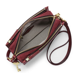 Fossil Zb7401607 Campbell Crossbody Cabernet