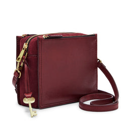 Fossil Zb7401607 Campbell Crossbody Cabernet