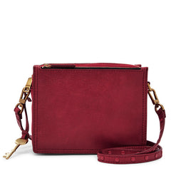 Fossil Zb7405627 Campbell Crossbody Red Velvet