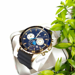 Fossil CH3074 Crewmaster Sport Chronograph Black Silicone Watch