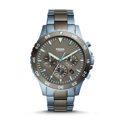 Fossil Ch3097 Crewmaster Sport Chronograph Grey Dial Watch