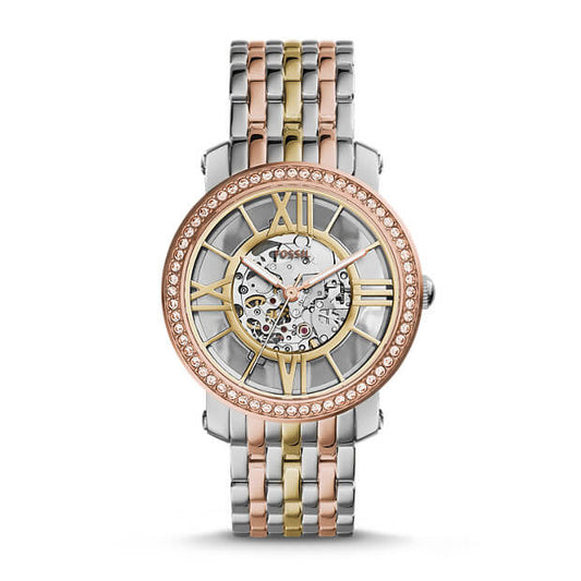 Fossil ME3087 Curiosity Automatic Tri-Tone Stainless Steel