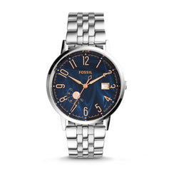 Fossil ES3994 Vintage Muse Blue Dial Ladies Watch