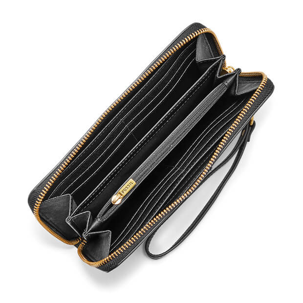 Emma large zip clutch clearance