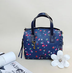 Fossil ZB6907400 Emma Satchel Navy Polka Bag