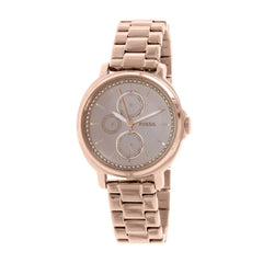 Fossil Es3720 Chelsey Rose Gold Stainless Steel Watch