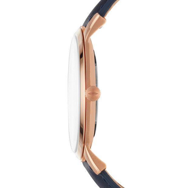 Fossil Fs5371 The Minimalist Slim Three Hand Navy Watch Balilene