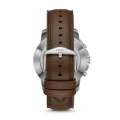 Fossil Ftw1156 Q Grant Hybrid Smartwatch Leather Strap Brown