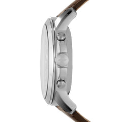Fossil Ftw1156 Q Grant Hybrid Smartwatch Leather Strap Brown