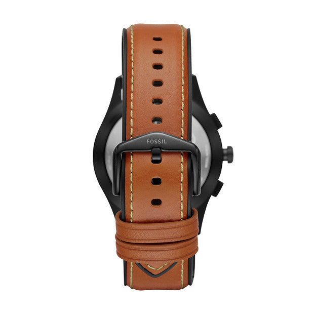 Fossil Ftw1206 Q Activist Brown Black Hybrid Smart Watch Balilene