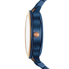 Fossil Ftw6002 Q Venture Round Digital Blue Dial Ladies Smartwatch