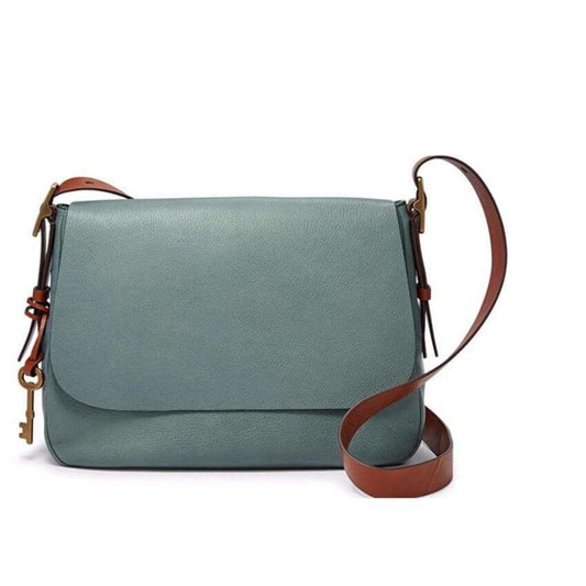Fossil ZB6760449 Harper Large Saddle Crossbody Artic