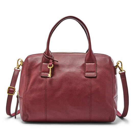 Fossil SHB1716607 Jori Large Satchel Cabernet