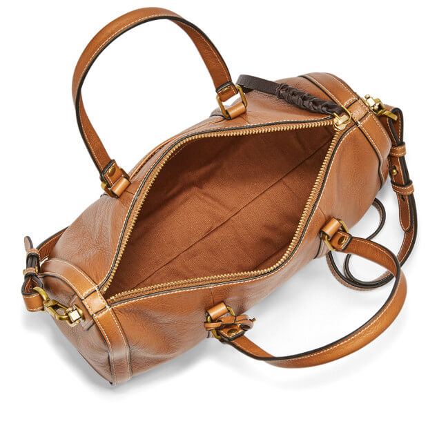 Fossil ZB7105216 Kendall Satchel Saddle Balilene