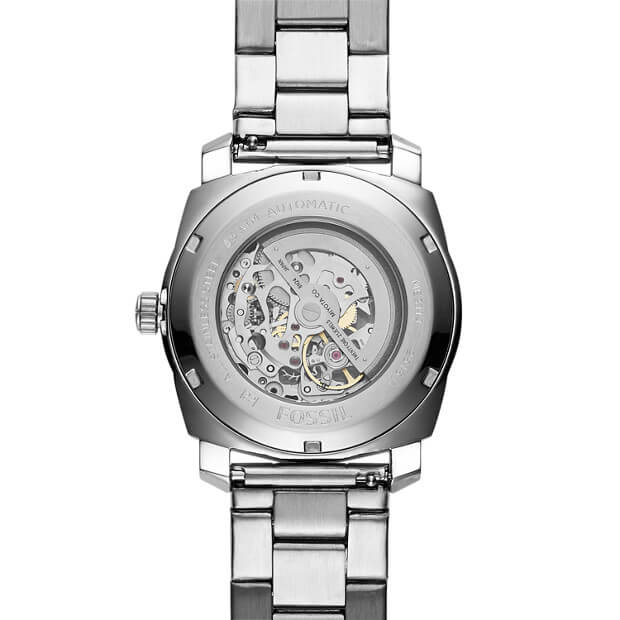 Jam Fossil ME3114 Machine Black Dial Stainless Steel Automatic