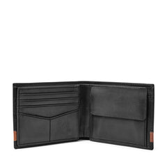 Fossil Ml3653001 Quinn Large Coin Pocket Bifold Black