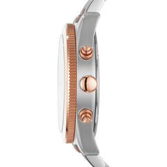 Fossil ES4135 Perfect Boyfriend Mother Of Pearl Dial Ladies Two Tone Watch