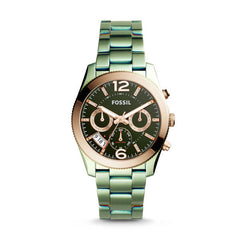 Fossil Es4328 Perfect Boyfriend Multifunction Alpine Green Watch