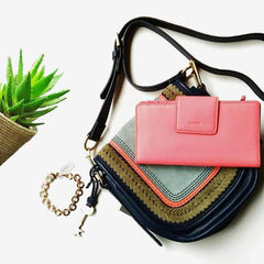 Fossil ZB7284490 Rumy Crossbody Navy Multi Stripe