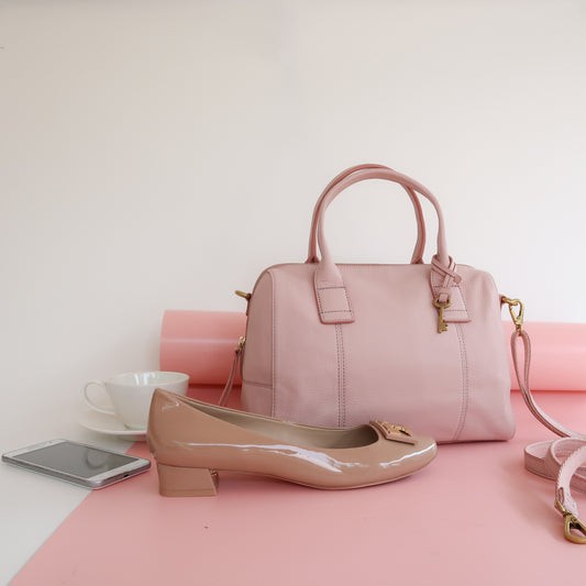 Fossil SHB1716656 Jori Large Satchel Dusty Rose