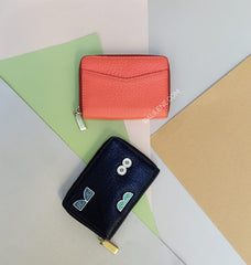 Fossil SL7496826 RFID Mini Zip Card Case Lava Wallet