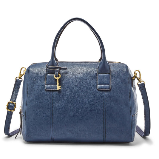 Fossil SHB1716406 Jori Large Satchel Midnight Navy