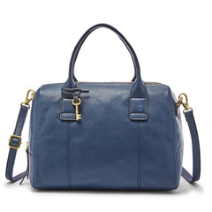 Fossil SHB1716406 Jori Large Satchel Midnight Navy
