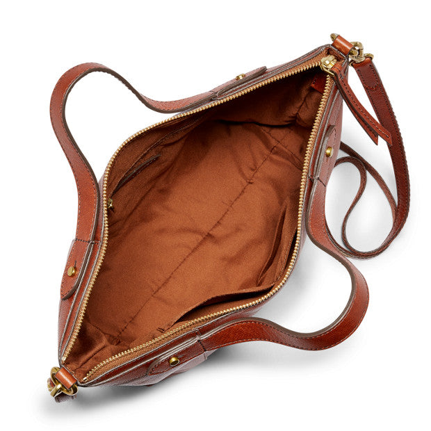 Fossil Shb1846213 Sadie Satchel Handbag Brandy Balilene