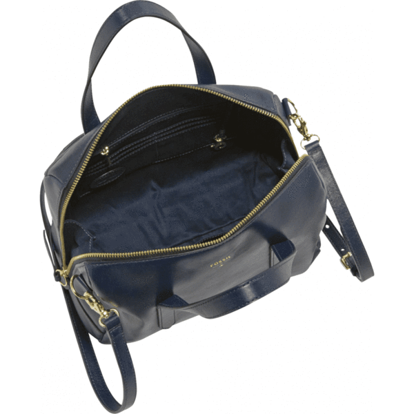 Fossil sydney satchel midnight navy discount