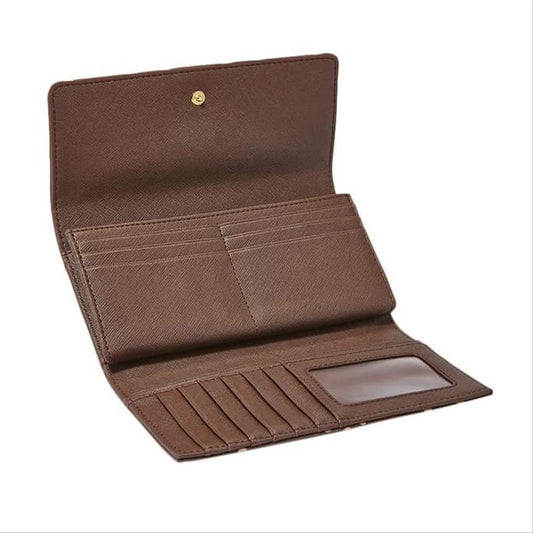 Fossil SL6698603 Sydney Long Wallet Polka Cordovan