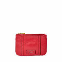 Fossil SL7102627 Ellis Zip Coin Red Velvet