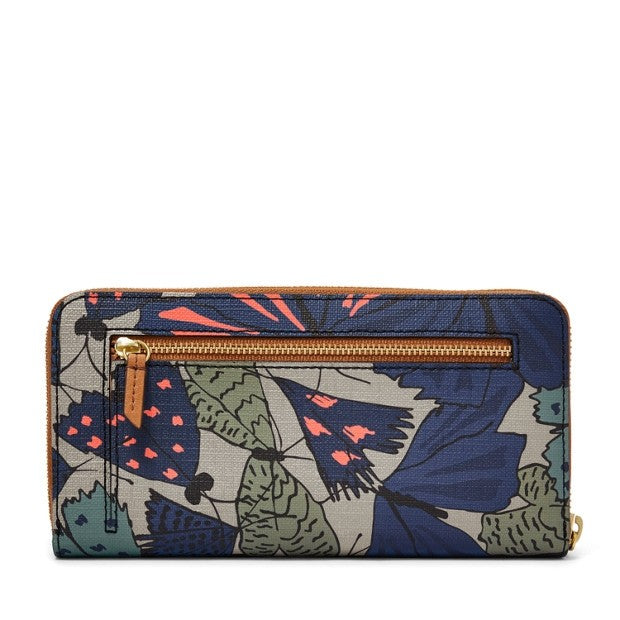 Fossil emma zip clutch hot sale