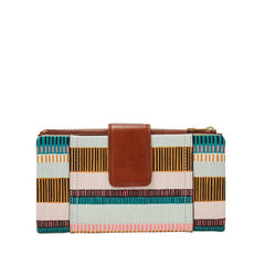 Fossil SL7368875 Ellis Clutch Multicolor Stripes