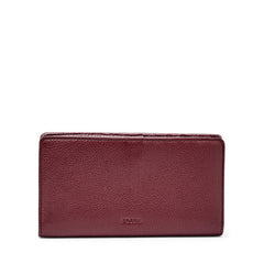 Fossil SL7625627 Caroline RFID Slim Bifold Wallet Red Velvet