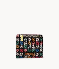 Fossil Sl7826016 Rfid Logan Bifold Black Multi