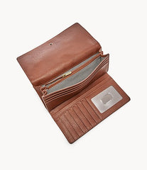 Fossil Sl7921914 Rfid Logan Flap Brown Multi
