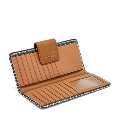 Fossil Swl1885005 Madison Slim Clutch Medium Black/white