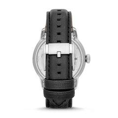 Fossil ME3041 Townsman Automatic Black Leather Watch