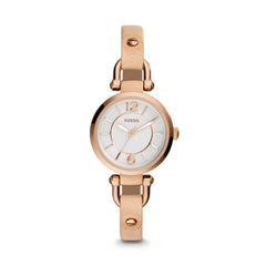 Fossil Es3745 Women Georgia Sand Leather Watch