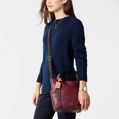 Fossil ZB6956609 Emerson Medium Satchel Wine