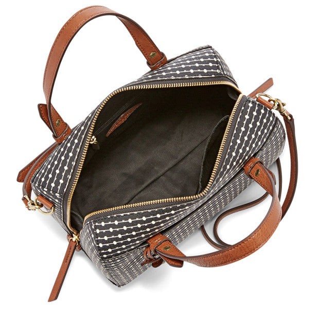Rachel satchel cheap black stripe