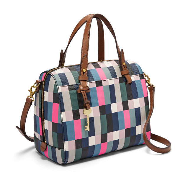 Fossil rachel outlet satchel bright multi