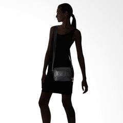 Fossil ZB7371016 Aria Embossed Small Crossbody Black Multi