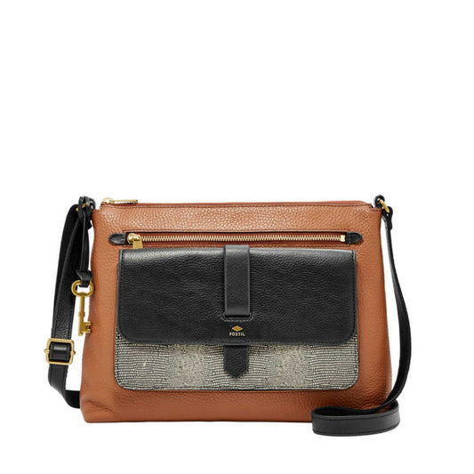 Fossil ZB7378994 Kinley Large Crossbody Neutral Multi